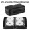 TIMCORR CD Case DVD Holder Storage: 144 Capacity D 2