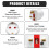 White Travel Interface Connector Piece with Protec 3