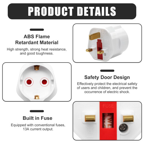 White Travel Interface Connector Piece with Protec 2