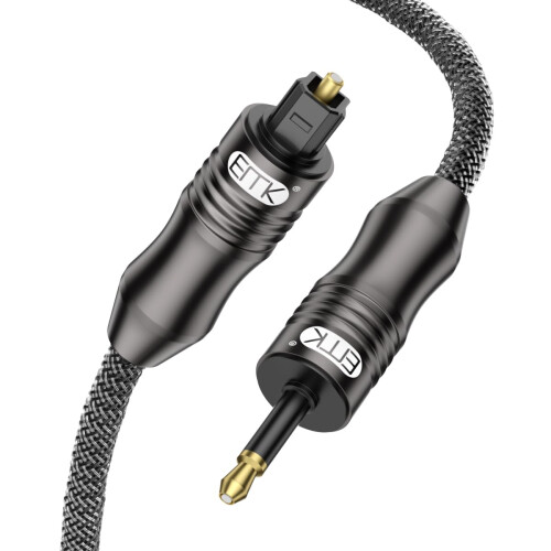 EMK Optical Cables Toslink to Mini Toslink Cable 3