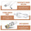 2 Pcs Power Cord for Astronaut Space Projector, Sp 3