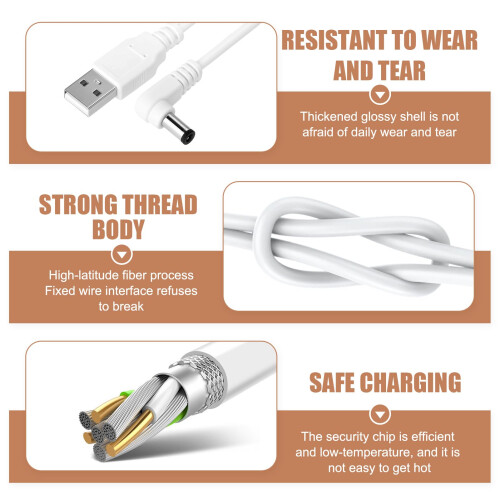 2 Pcs Power Cord for Astronaut Space Projector, Sp 2