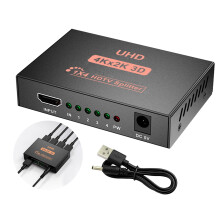 Vexorlian HDMI Splitter 1 in 4 Out, 4K for Multipl