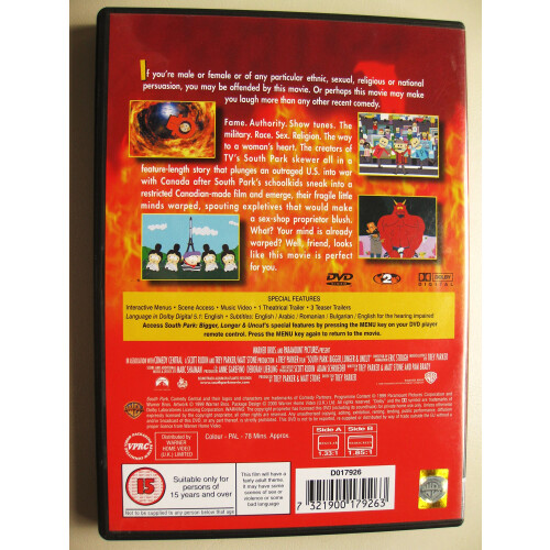 South Park: Bigger Longer & Uncut [DVD] [1999] 2