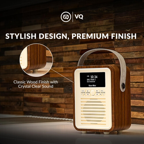 Retro Mini Portable Dab Radio Mains Powered - Digi 1