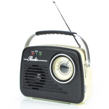 Status IONOS Retro Portable FM Radio, Wireless 10M