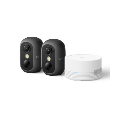 eufy Security eufyCam C35 2 Pack with HomeBase Min
