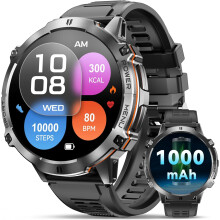 OUKITEL Military Smart Watch for Men Answer/Make C