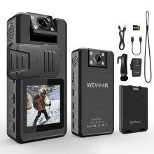 1296P Mini Video Body Camera 64GB 20Hrs Portable W