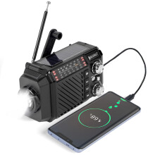 Wind Up Emergency Radio with 2600mAh Power Bank -