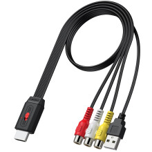 Neoteck RCA to HDMI Converter 20cm AV to HDMI Cabl