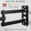 Supernic Heavy Duty TV Wall Mount - Adjustable Swi 4
