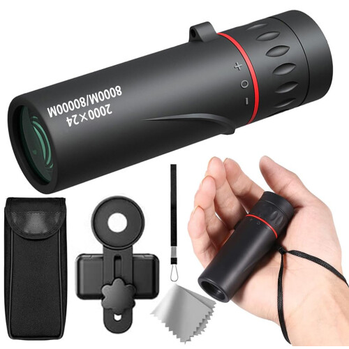 2000x24 Monocular with Cell Phone Holder, Monocula