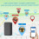 GPS Tracker, Mini 4G Tracker Device Rechargeable M 2