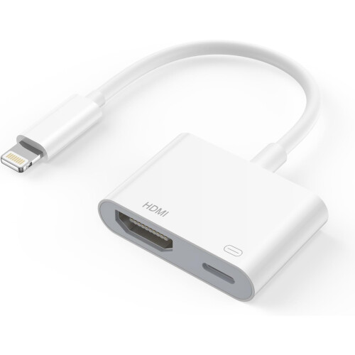 Lightning to HDMI Adapter 【Apple MFi Certified】 iP