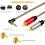 3.5mm to 2RCA Audio Cable 3M,Hanprmeee [Dual Shiel 3