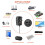12V 2A DC Power Supply UK Plug AC Adapter with 8 D 4