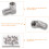 KUOQIY 10 PCS F-Type Right Angle Adapter, SAT Angl 3