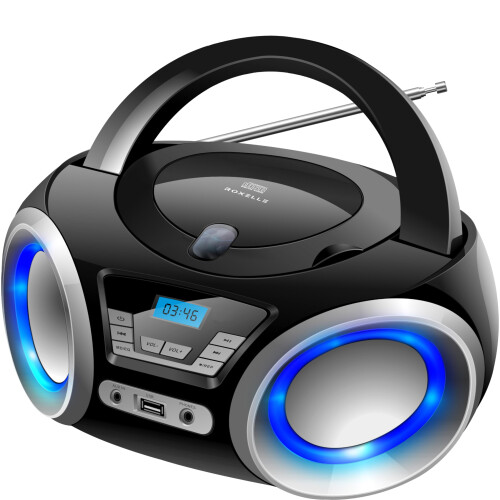 Roxelle CD-300 Portable CD Player with BT Streamin
