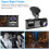 JORPETS HD 1080P Dash Cam Front and Inside, 2 Chan 4