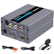 EASYCEL RCA Svideo to HDMI Converter, Composite CV