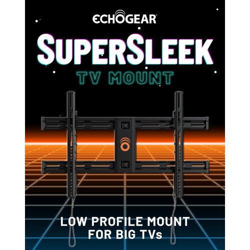 ECHOGEAR Low Profile Fixed TV Wall Mount for TVs U 1