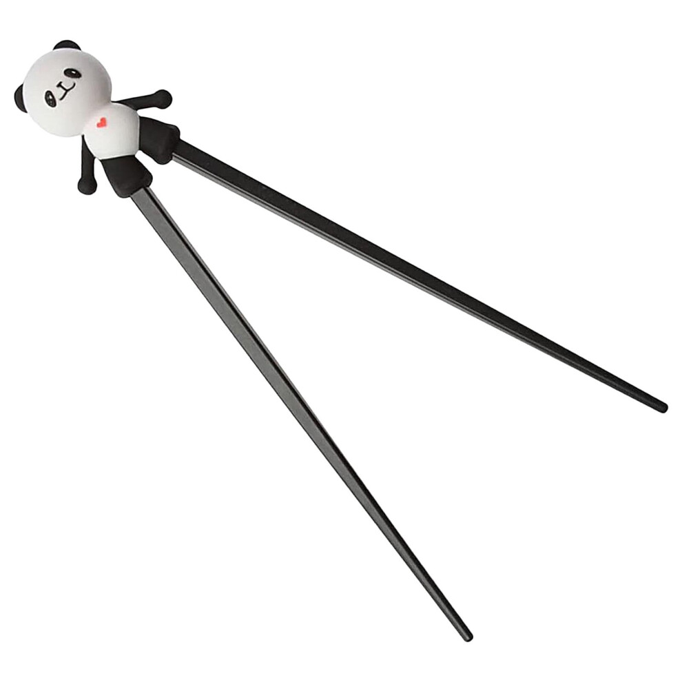 Panda Kids Training Chopsticks with Ergonomic NonSlip Grip, Reusable Silicone Helper for Children