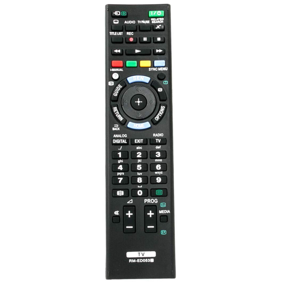 Rm-Ed053 Replacement Remote For Sony Lcd Tv 50W656 35139959