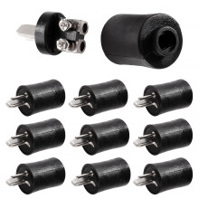KUOQIY 10 PCS 2 Pin DIN Speaker Plug, 2 Pin HiFi L
