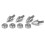 PrecisionGeek - M6 Speaker Spikes and Pads (Stainl 1