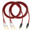 sourcing map 2 Pcs 1 RCA to 2 4mm Banana Plug Spea 1