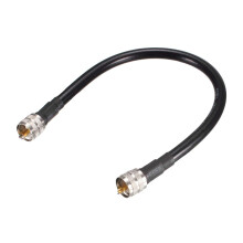 sourcing map UHF Male PL-259 to UHF Male PL-259 Lo