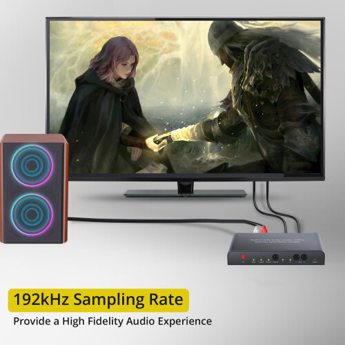 PROZOR DAC Converter with Remote Control, 192KHz D 1