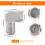 KUOQIY 10 PCS F-Type Right Angle Adapter, SAT Angl 2