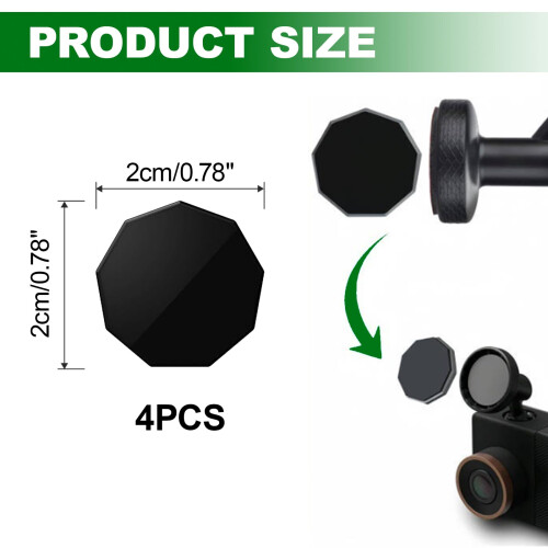 4-Pack Replacement Adhesive Metal Discs Compatible 1