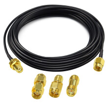 TUOLNK 16.4FT(5M) Wifi Antenna SMA Coaxial Cable L