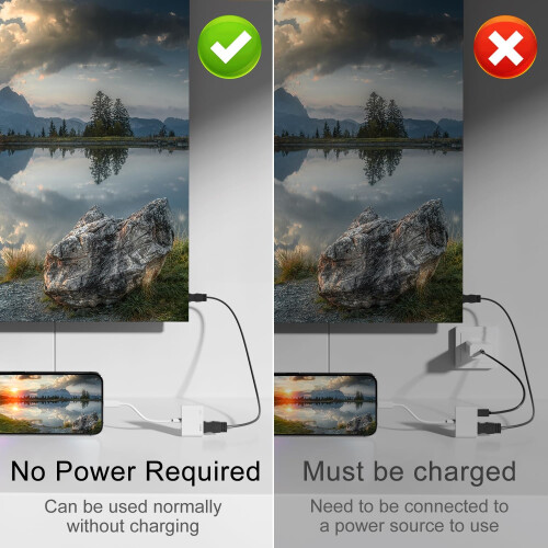 Lightning to HDMI Adapter 【Apple MFi Certified】 iP 1