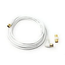 Maincore 5m Right Angle TV/AV Aerial Antenna Coaxi