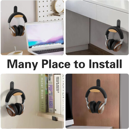 Headphone Hook Holder Hanger Mount,Headset Stand H 1