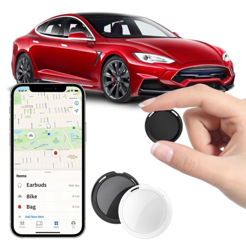 2 Pack GPS Tracker for Cars Work with Find My (iOS