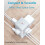 Baykul Extension Lead Cube Power Strip with 3 USB 2