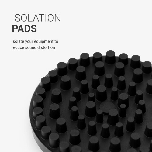 kwmobile Turntable Isolation Feet - Pack of 4 Sili 2
