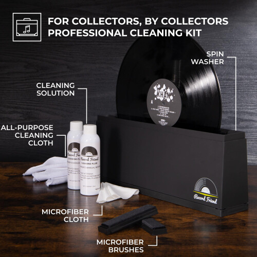 BIG FUDGE Vinyl Record Cleaner Kit - Scratch-Free 1