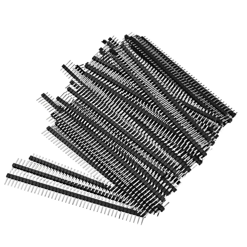50Pcs Pin Headers, Single Row 2.54Mm Breakaway Pcb 10666548