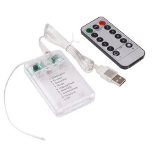 AA x 3 Enclosed Battery Holder with USB cable and