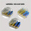 9 Pcs Clear Plastic Cell Battery Storage Case Hold 5