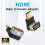 AXFEE Right Angle HDMI Adapter 8K, 270 Degree Male 3