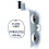 DRUT 1 Input to 4 Output TVs RF Splitter 4 Way UV 3
