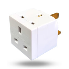 2-Way Plug Adaptor -13A Multi Plug Adaptor Extensi
