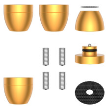Tertullus 4 Sets Aluminum Subwoofer Speaker Feet G